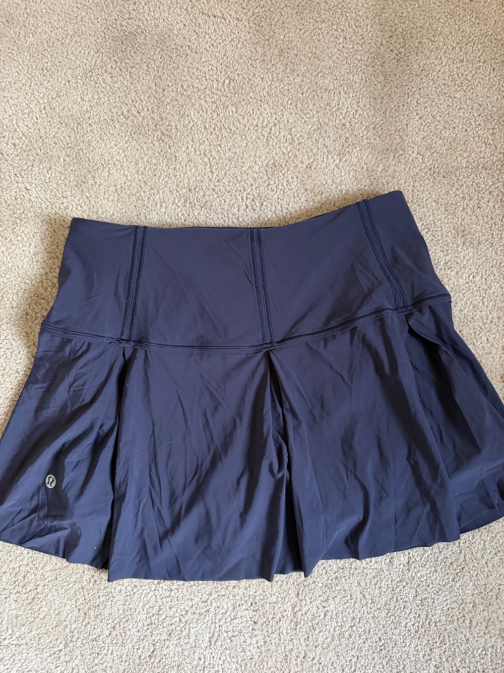lululemon athletica navy blue athletic skort